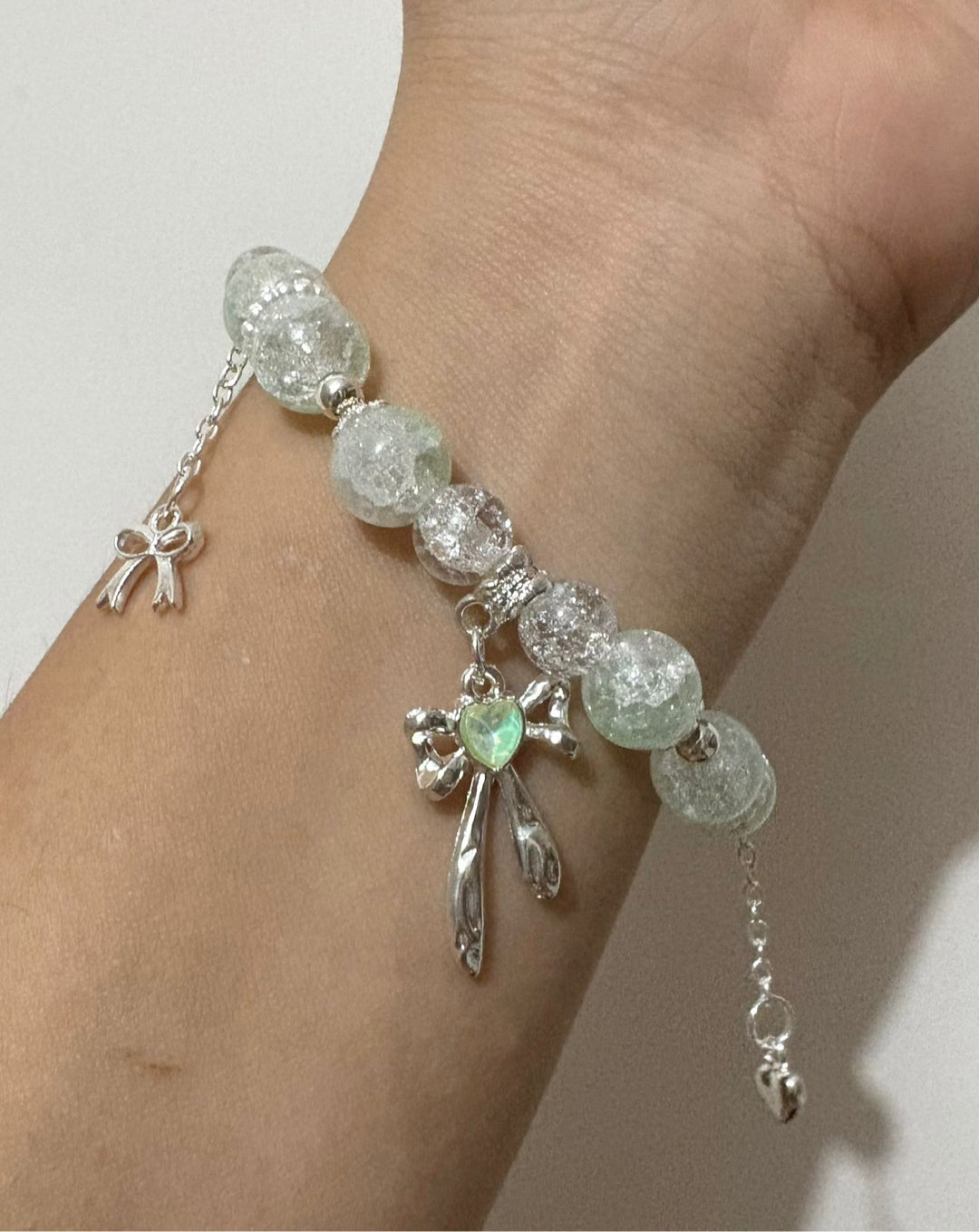 Bow charm bracelets