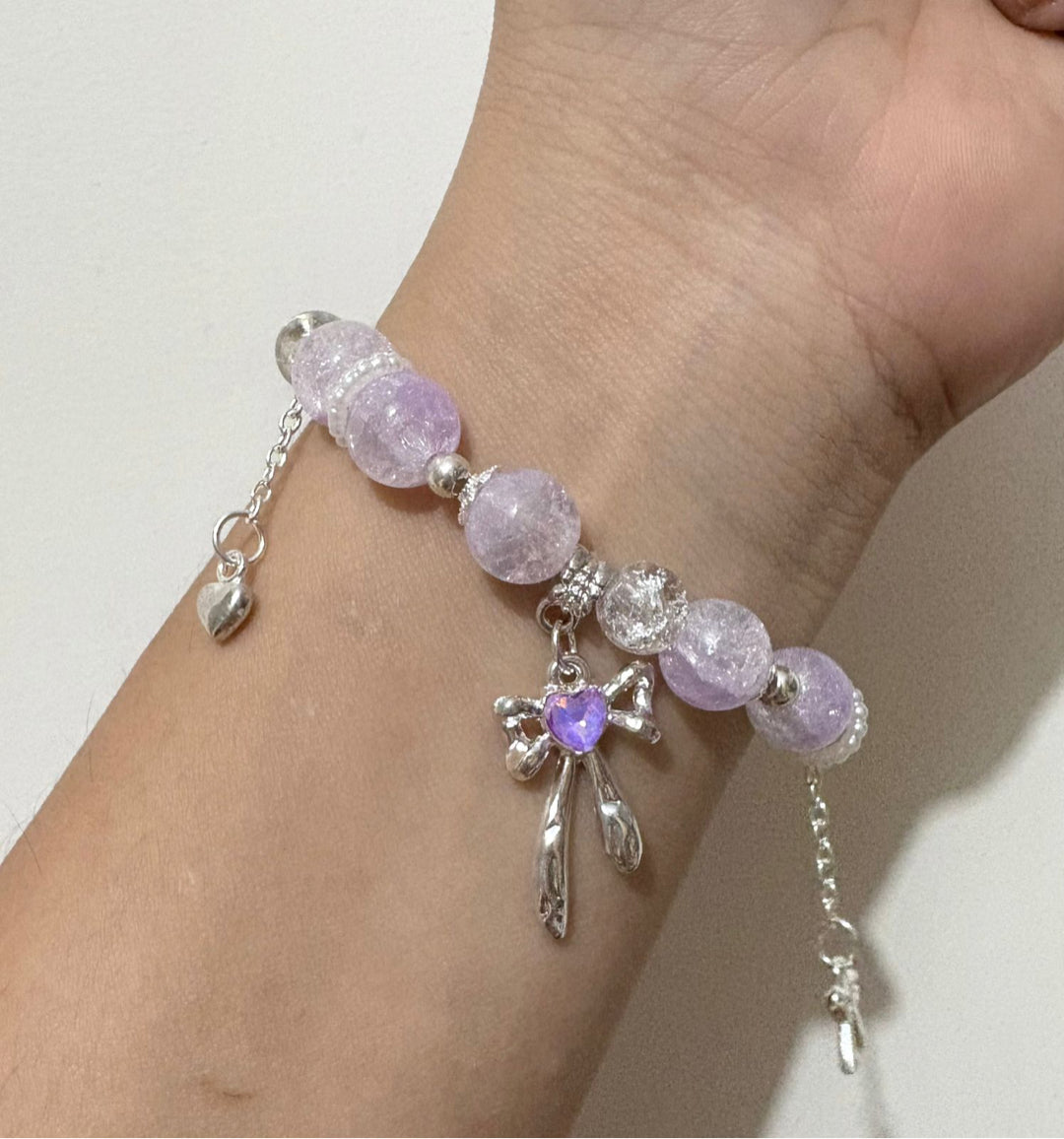 Bow charm bracelets