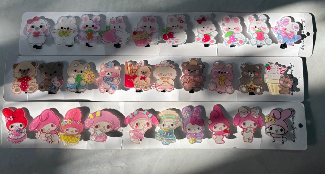 High quality acrylic clips