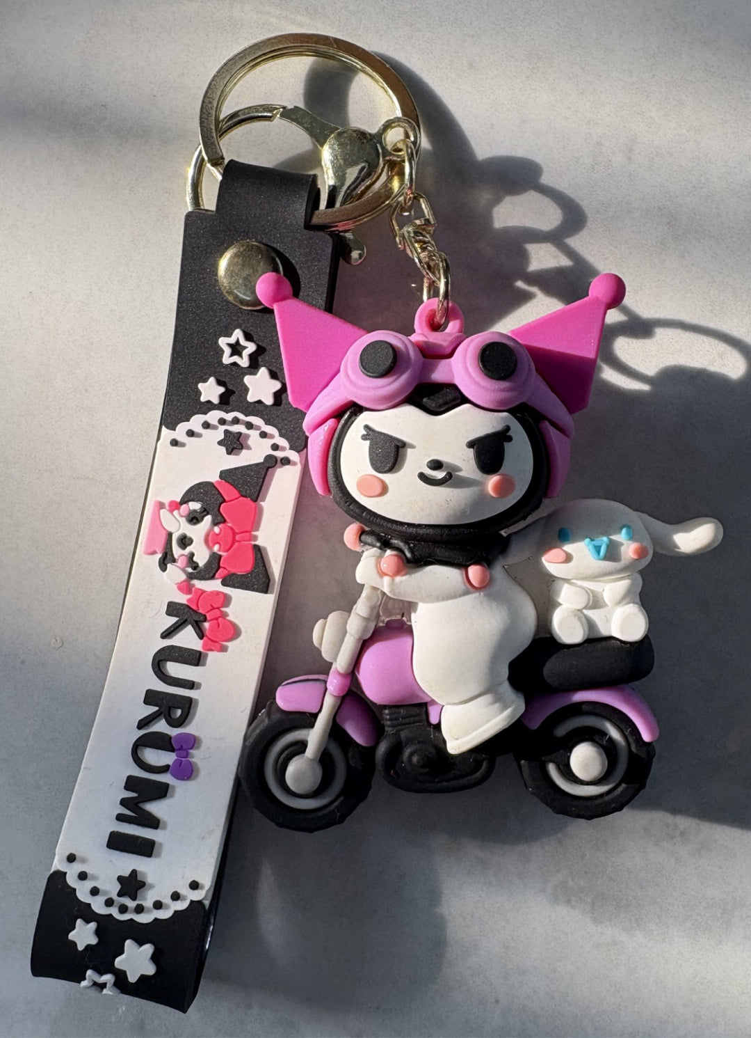 Kuromi Silicone Keychain