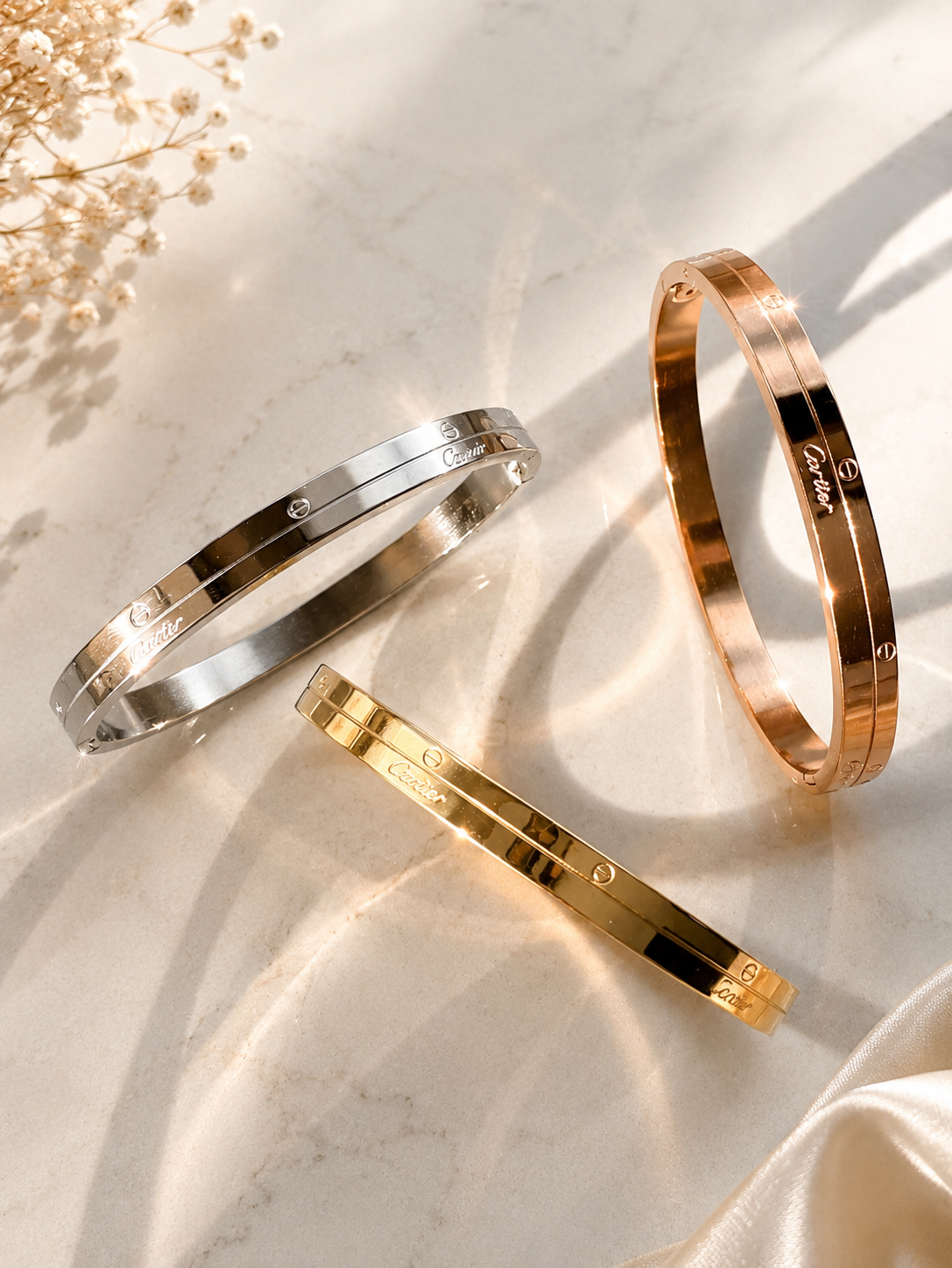 Anti-tarnish Unisex Cuff bracelets ✨