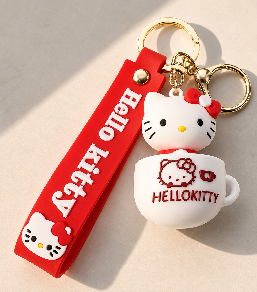 Hello kitty Silicone Keychain 🩷🐱