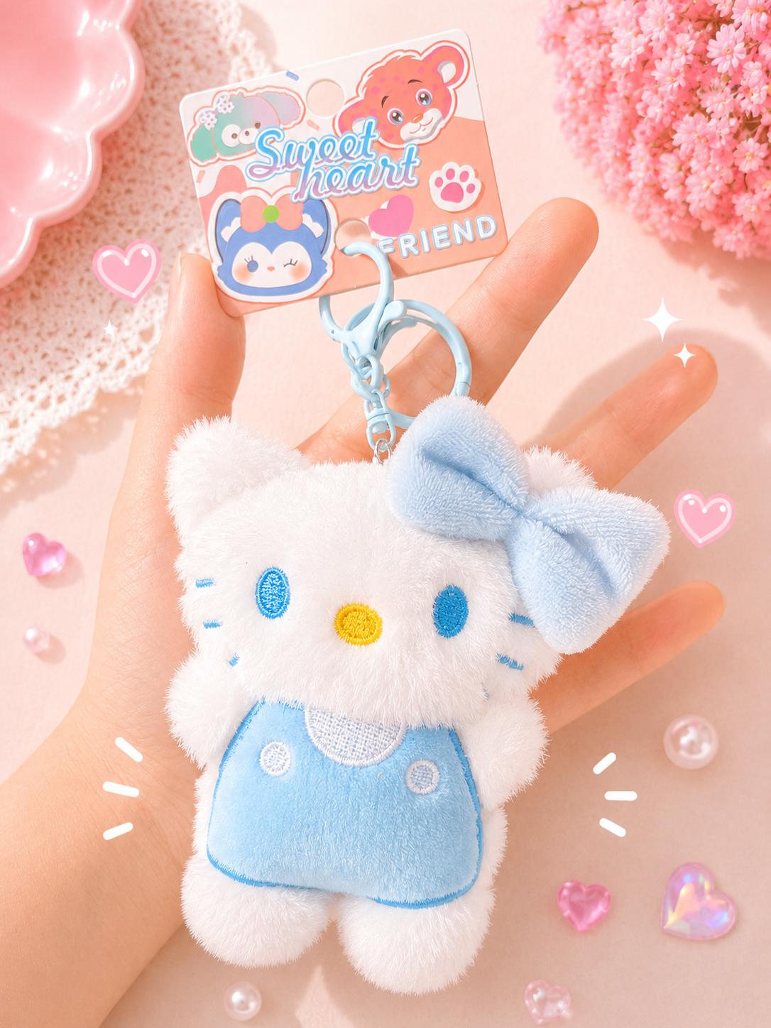 Hello kitty bag charms big 🐱