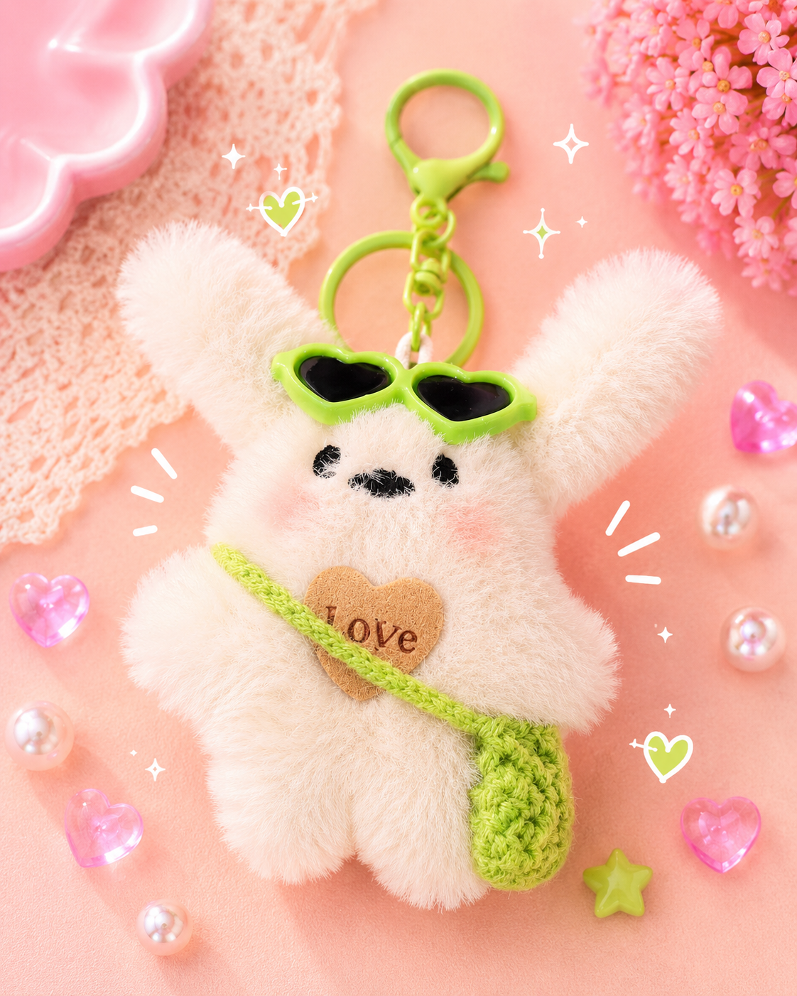 Bunny Plushie Bag Charms 💖