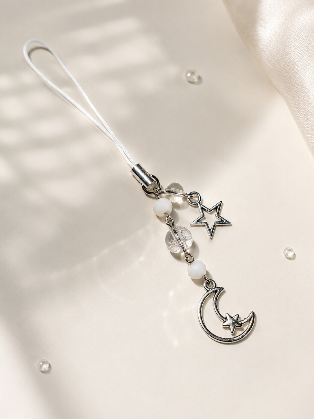 Handmade Moon/Bow Minimal Phone Charms