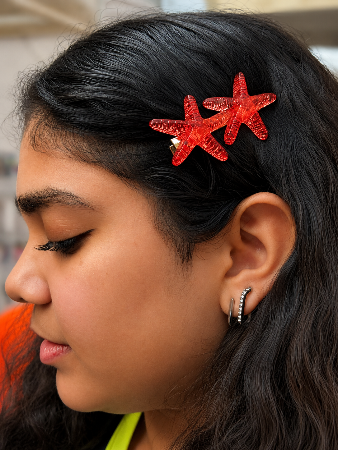 Double Starfish Clips
