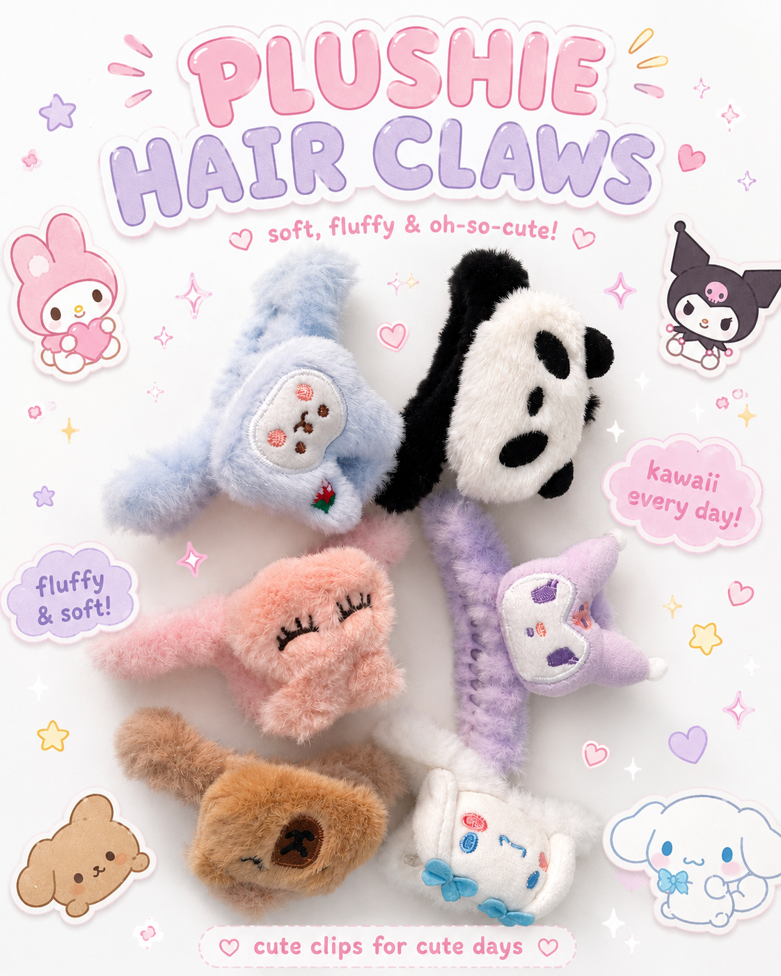 Plushie Hair claws 🥹