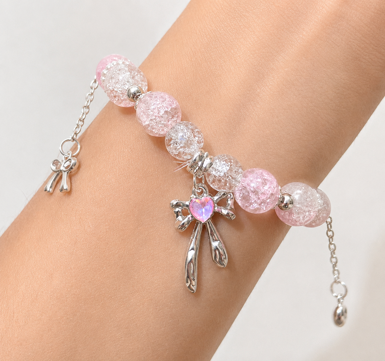 Bow charm bracelets