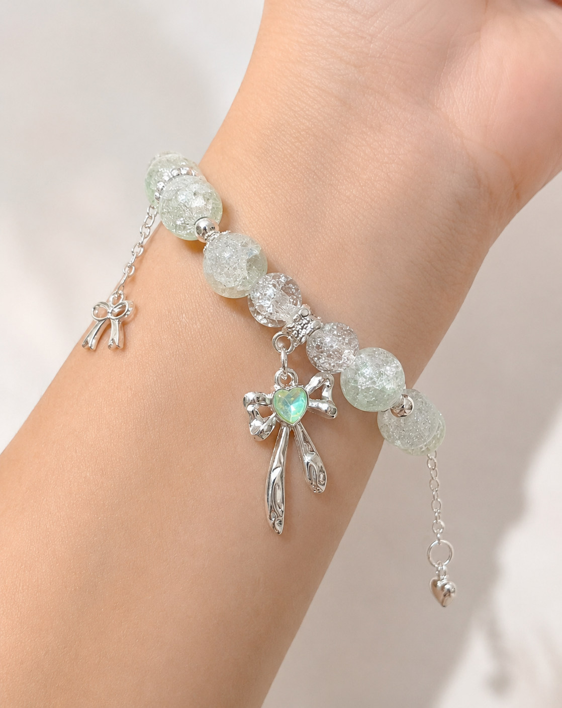 Bow charm bracelets