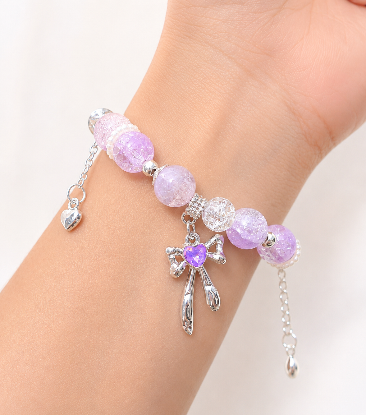 Bow charm bracelets