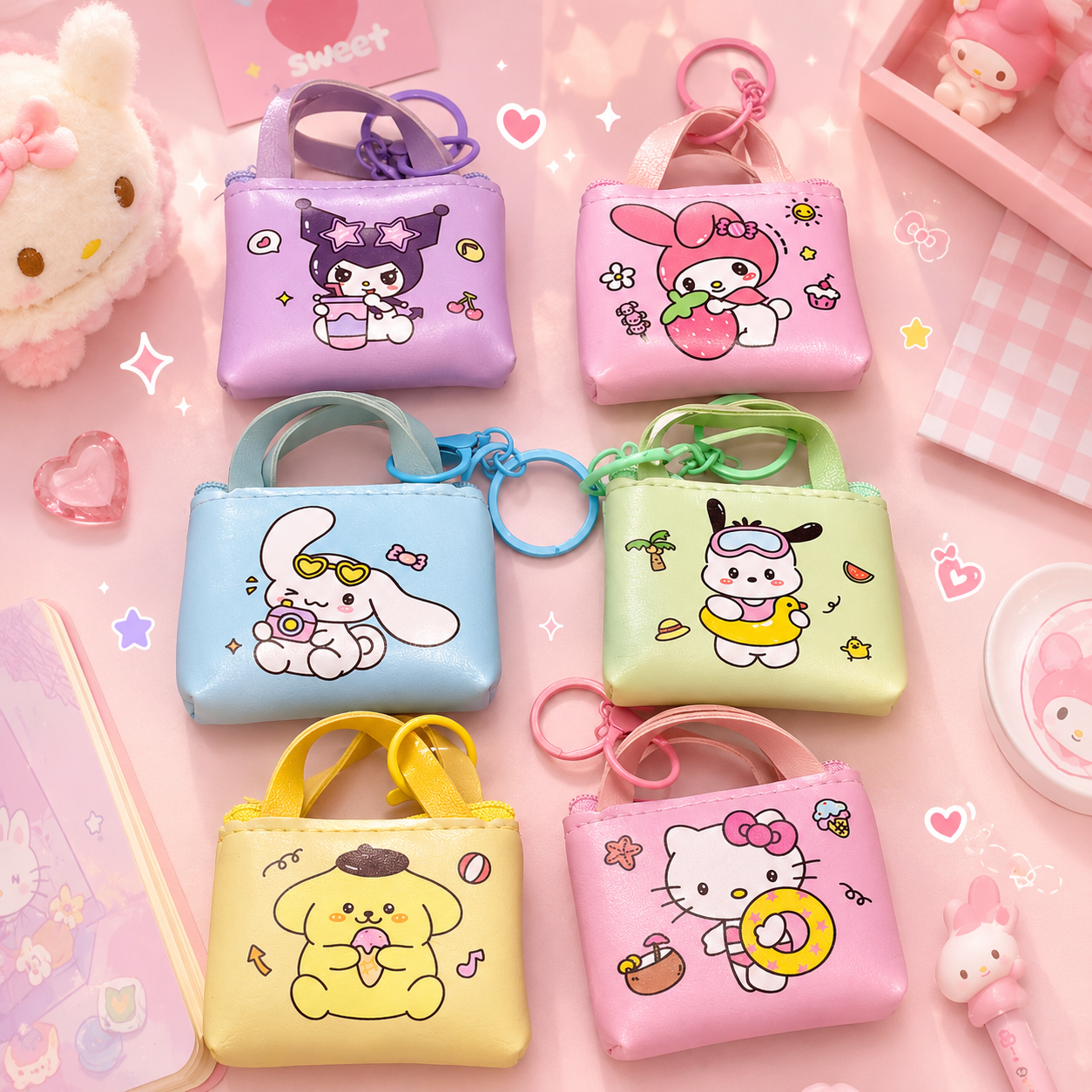 Mini Coin Pouch Bag Charm ✨👜