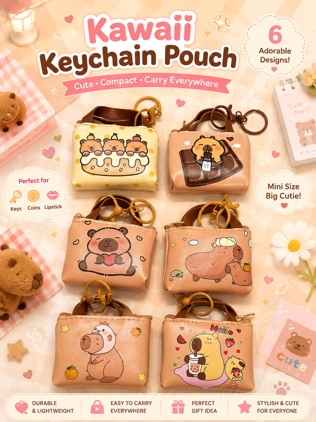 Mini Coin Pouch Bag Charm ✨👜