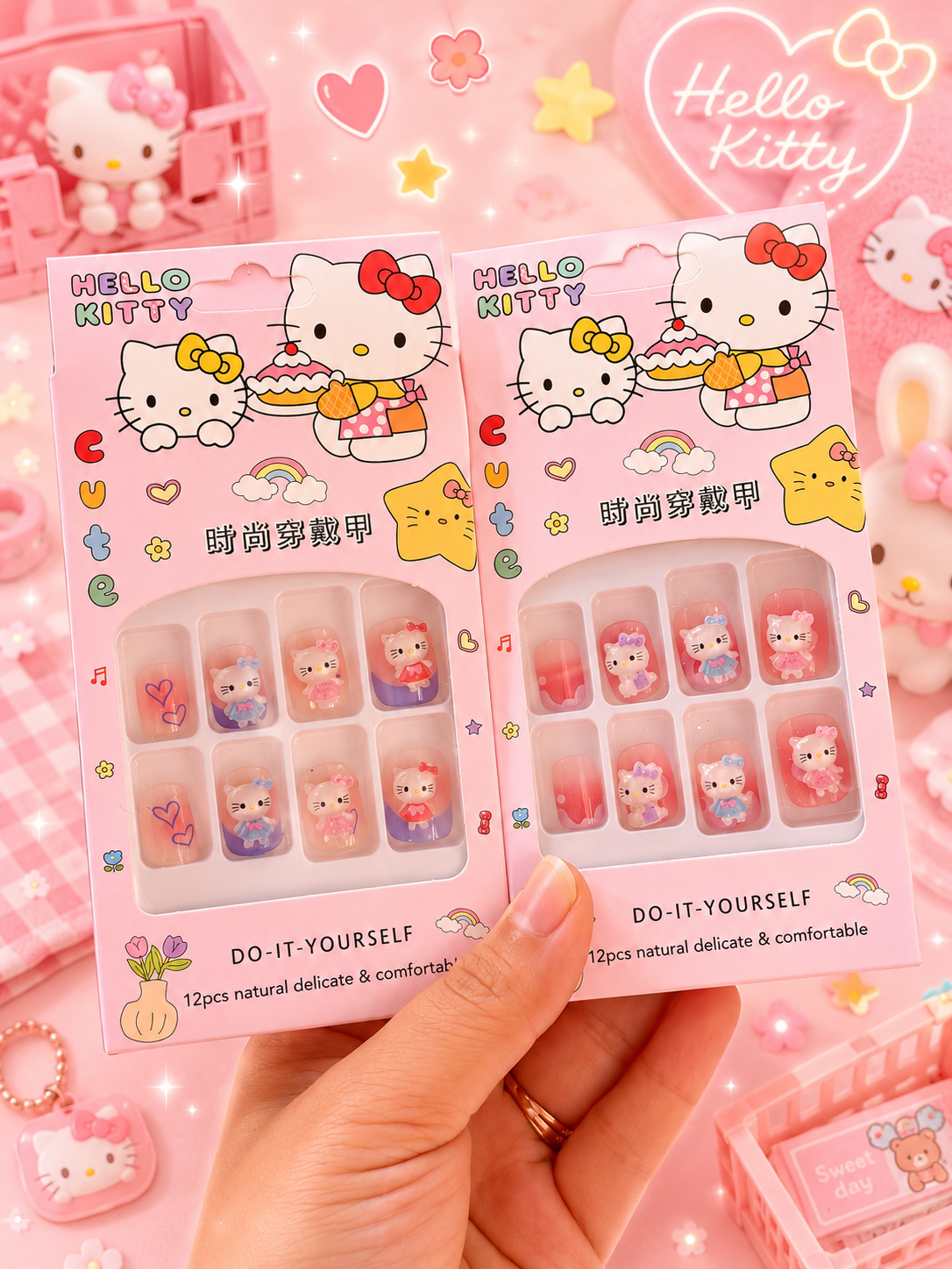Hello Kitty Press-On Nails 💅🎀