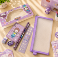 Mesh pouch stationery kit ✨💖