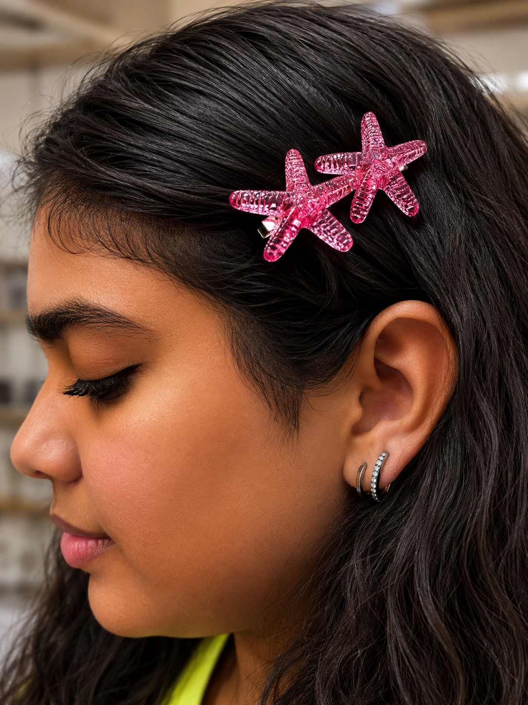 Double Starfish Clips
