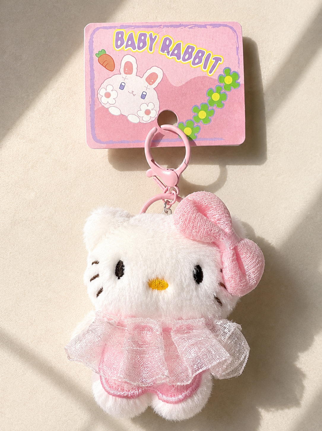 Hello Kitty Frock Bag Charm- Pink