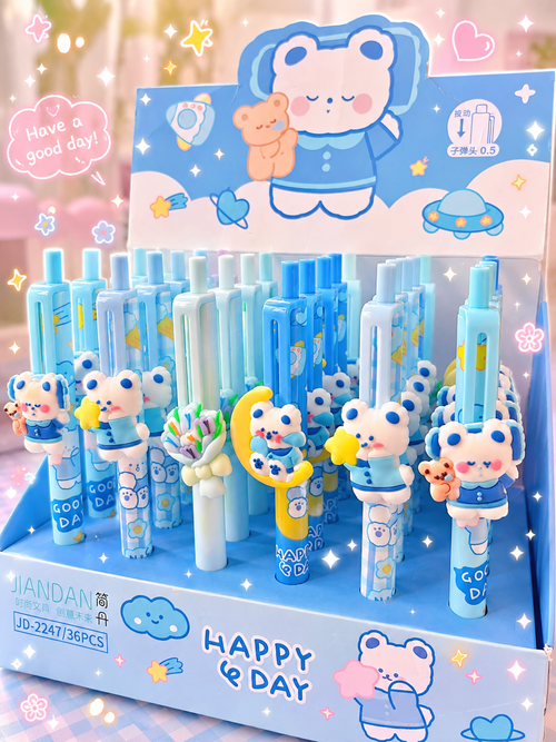 Blue Teddy gel pen ✨💖