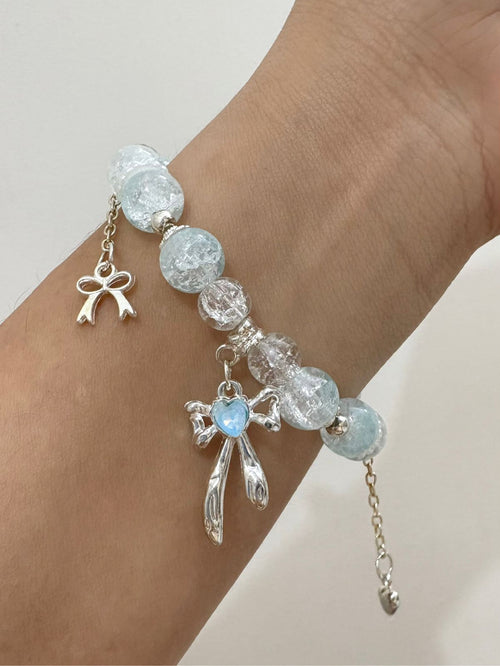 Bow charm bracelets
