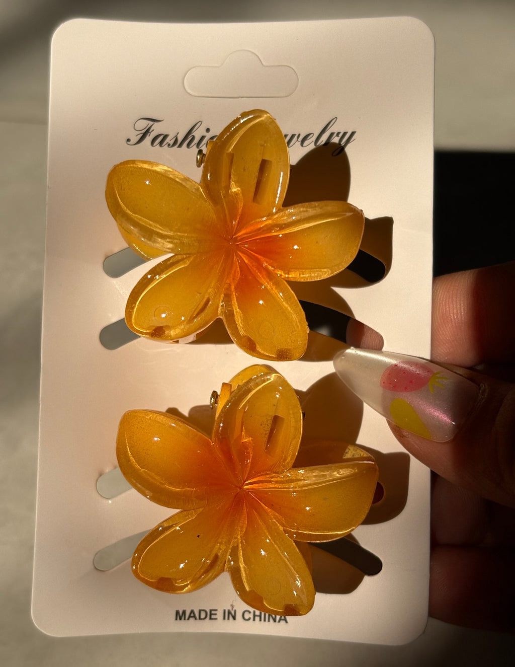 Pair of Small floral Claws