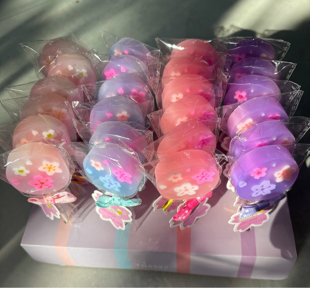 Kawaii lollipop erasers