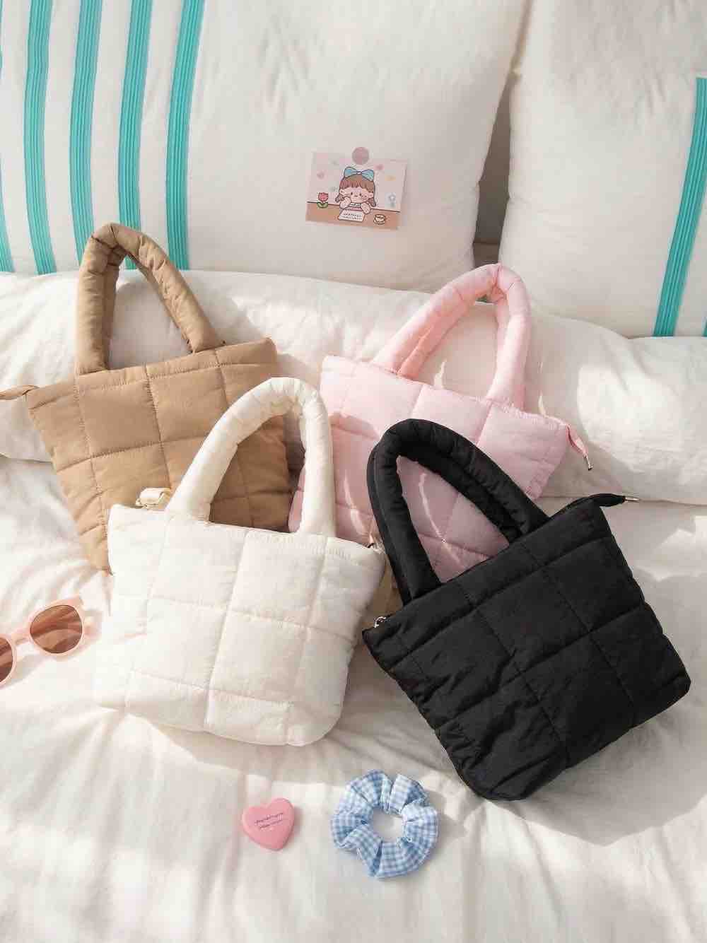 Shein inspired Puffer & Go Quilted Crossbody Bag