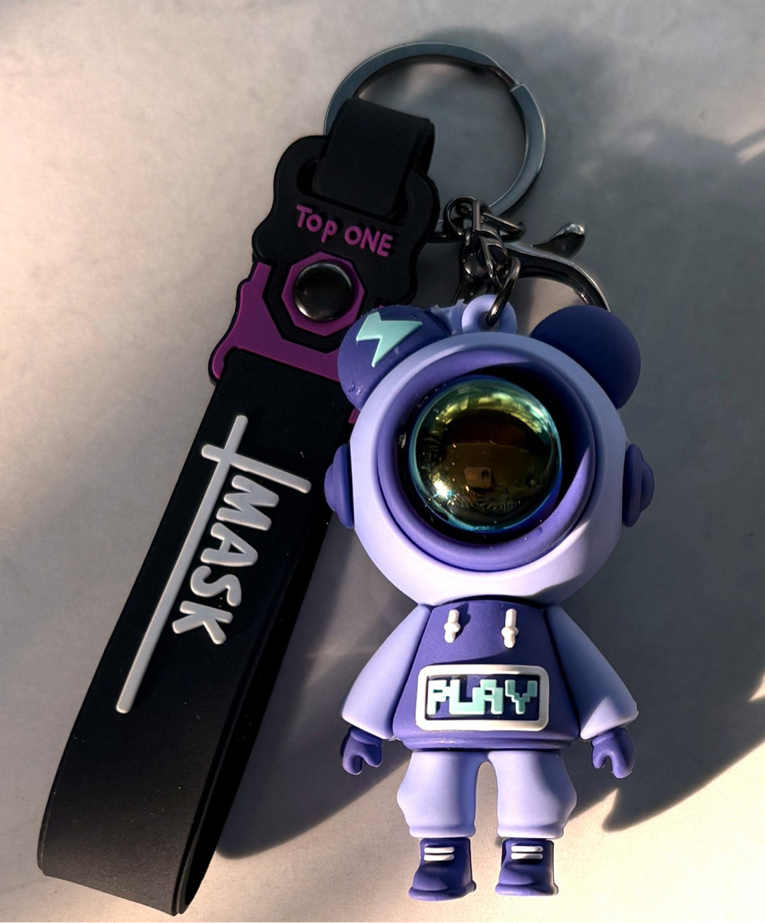 Space Silicone Keychains