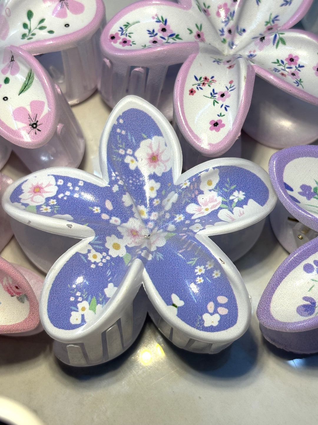 Dreamy Floral Claw Clips
