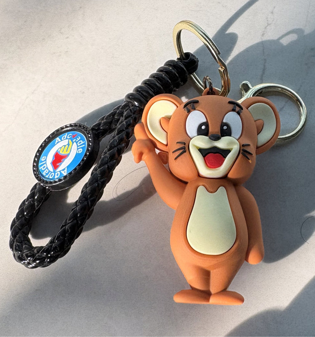 Tom and Jerry Silicone Keychains