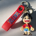 One Piece Silicone Keychain