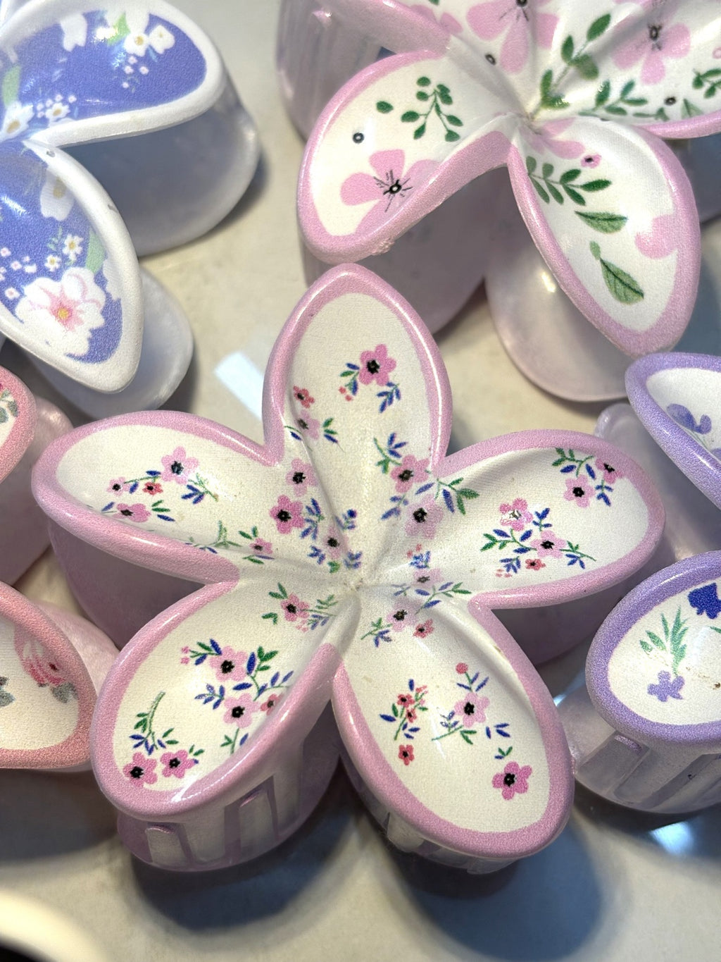 Dreamy Floral Claw Clips