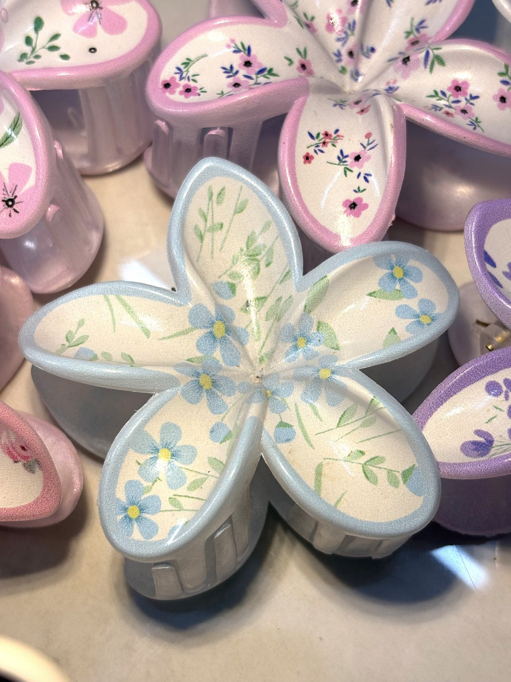 Dreamy Floral Claw Clips