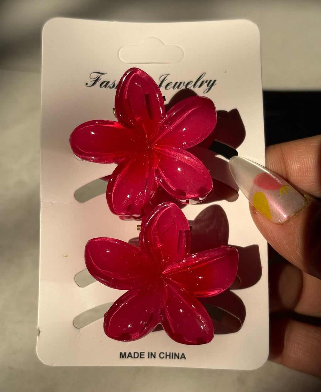 Pair of Small floral Claws