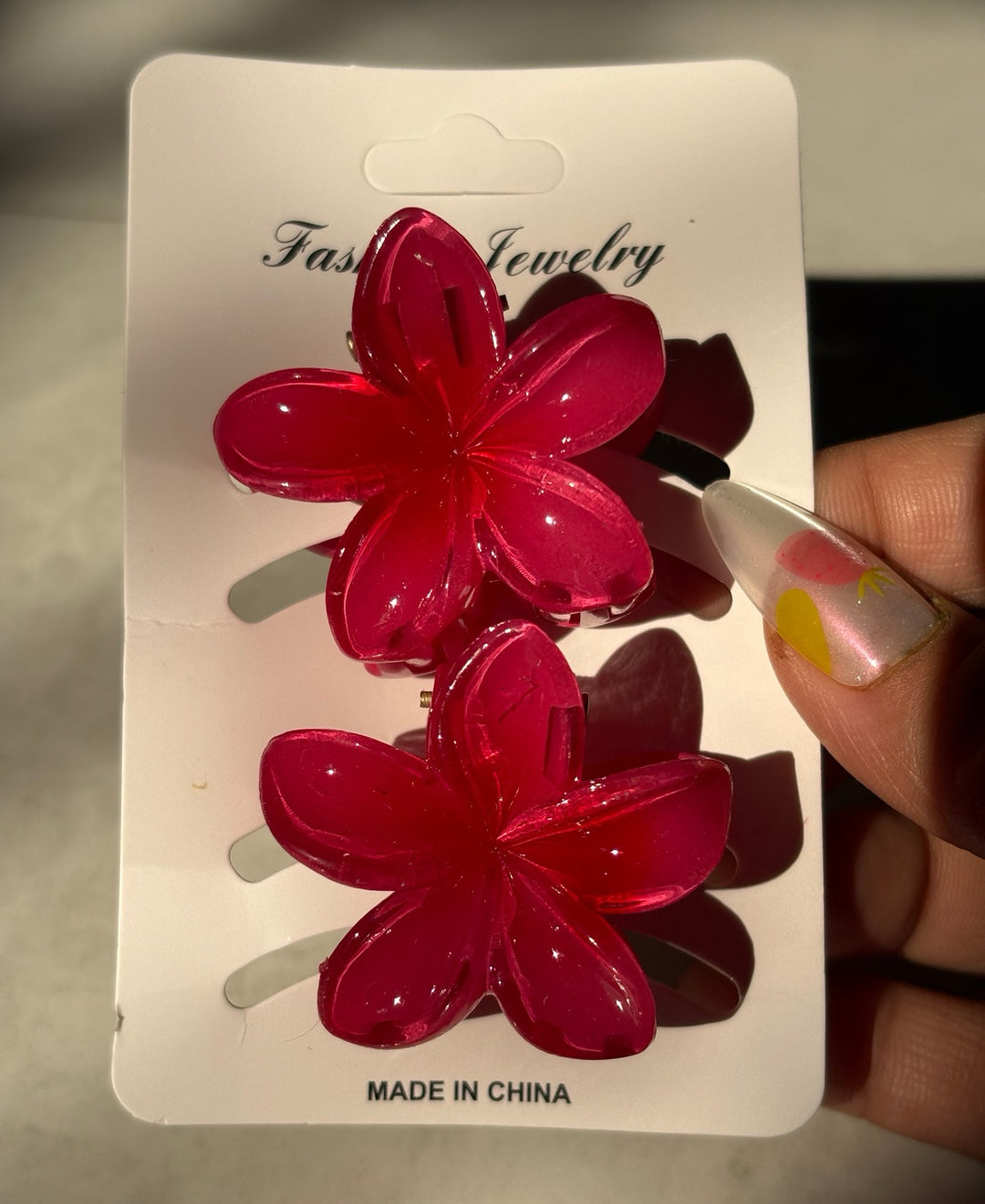 Pair of Small floral Claws